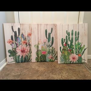 Set of 3 Cactus Pictures